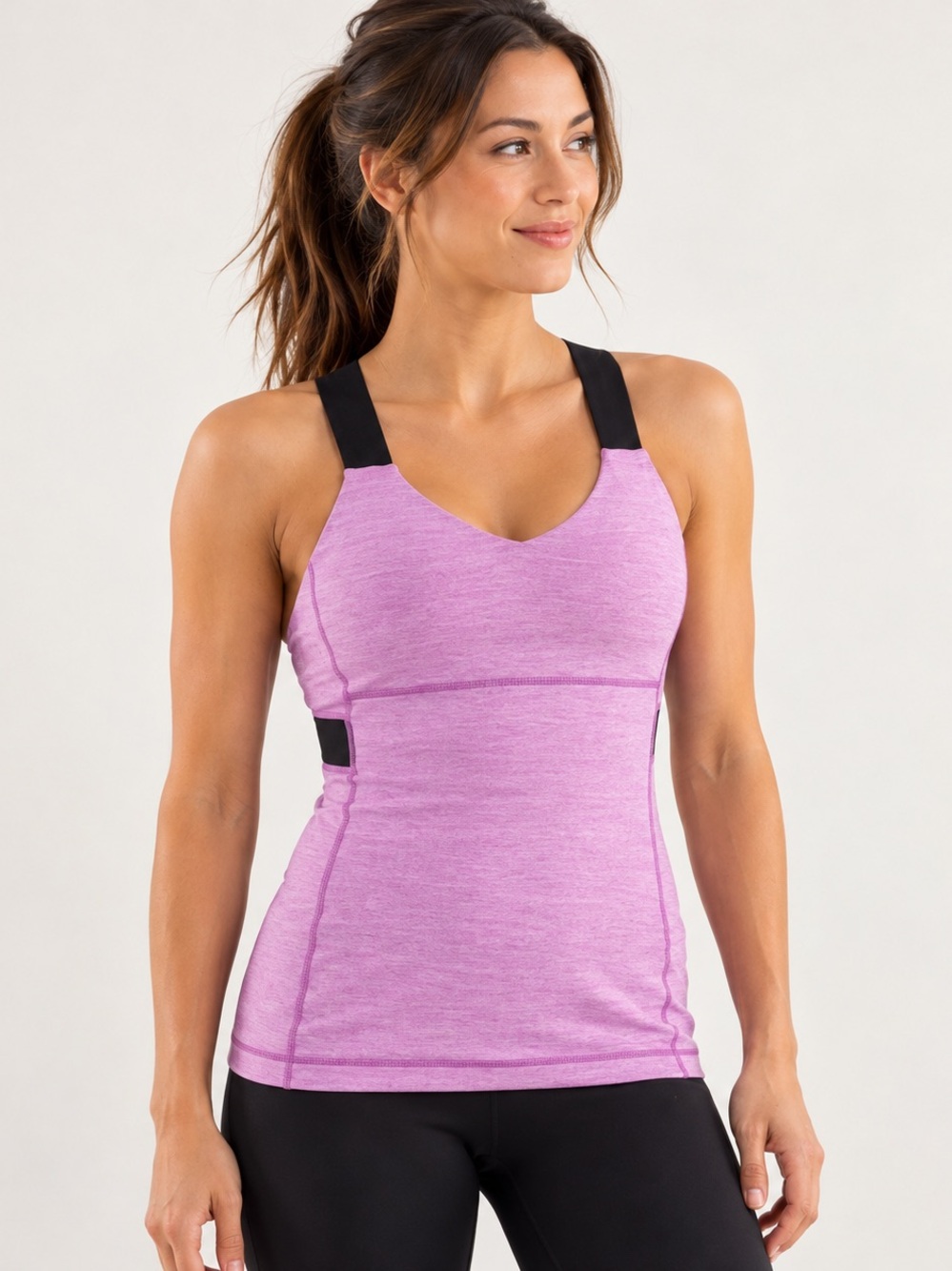 Lululemon Push Your Limits Tank Heathered Ultra Violet